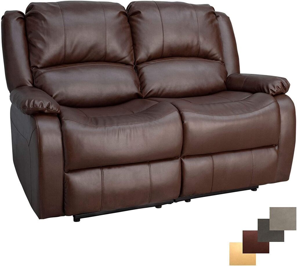 Double Recliner Chairs - RecPro Charles Collection 58 inch Double Recliner RV Sofa
