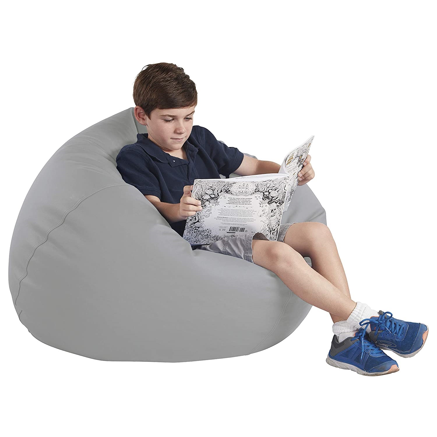 FDP SoftScape Classic 35" Junior Bean Bag Chair, Furniture for Kids