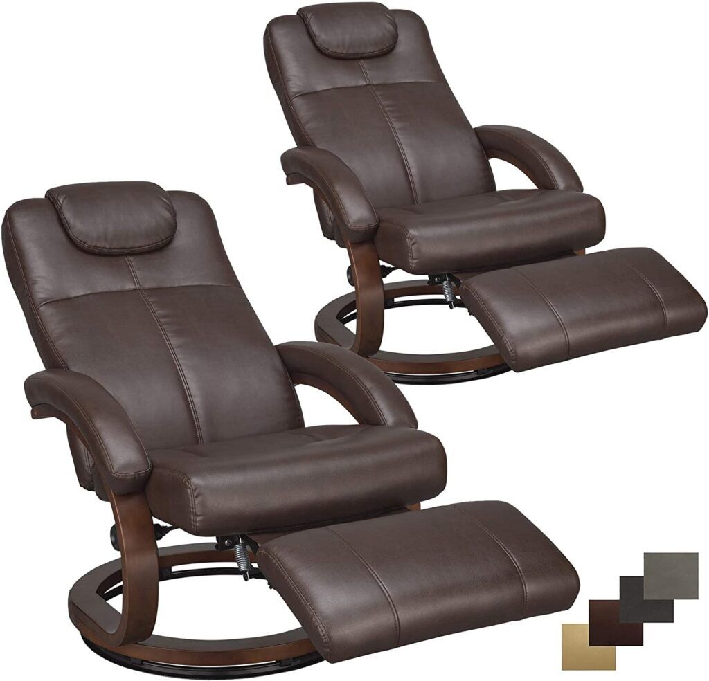 Living Room Recliner: RecPro Charles 28 inch RV Euro Chair Recliner Modern Design RV Furniture