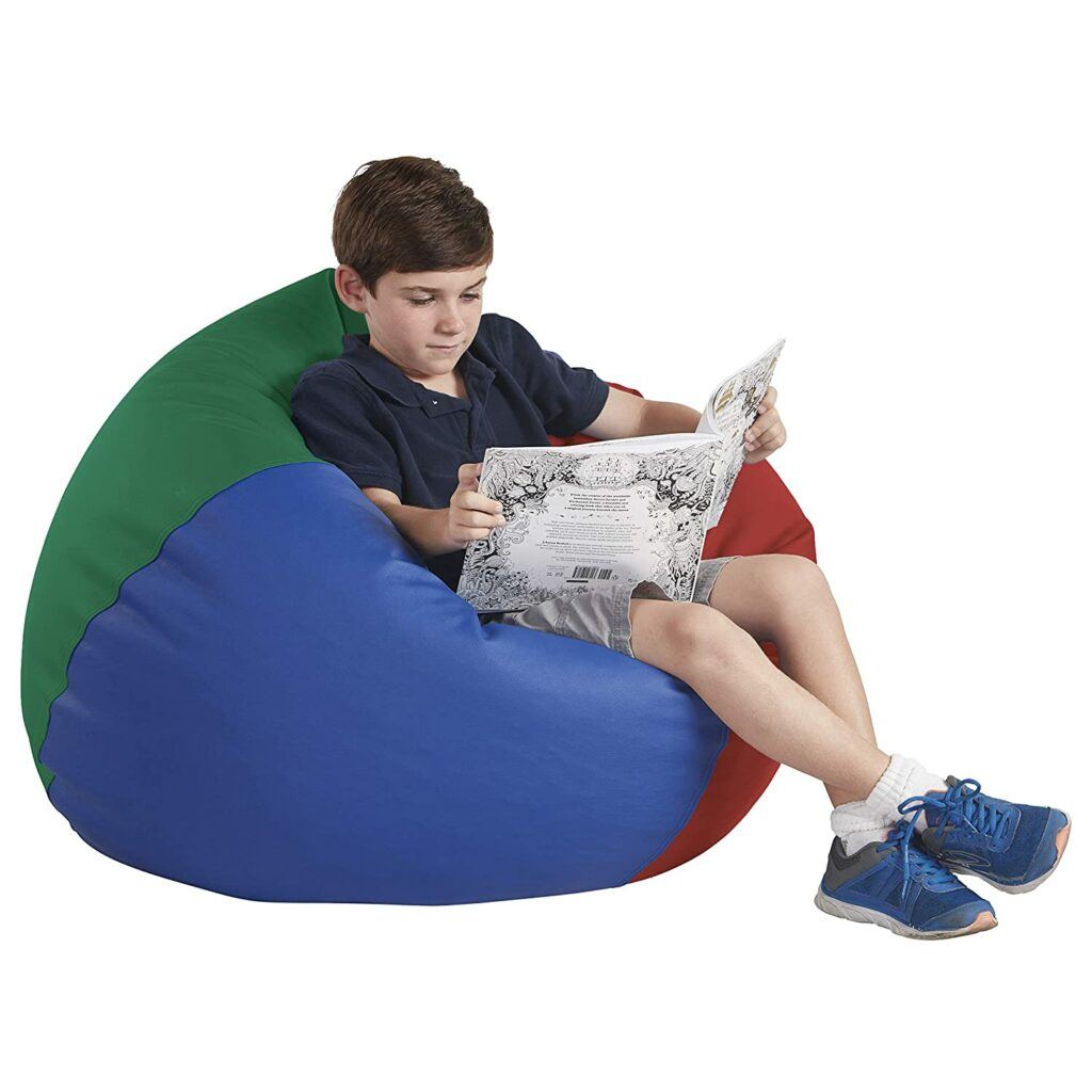 Kids Recliner Chairs - FDP SoftScape Classic 35 inch Junior Bean Bag Chair, Furniture for Kids