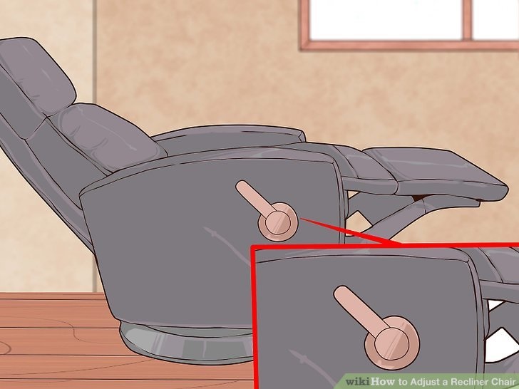 How to Fix a Recliner That Leans to One Side - Look for an adjustment mechanism