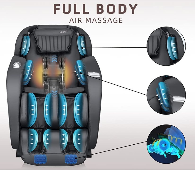 iRest 2021 Massage Chair, Full Body Zero Gravity Recliner