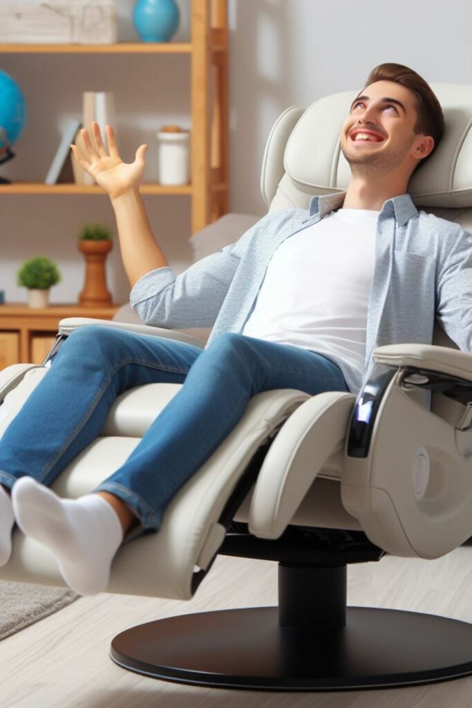 Happy Person in a Recliner Pinterest Image