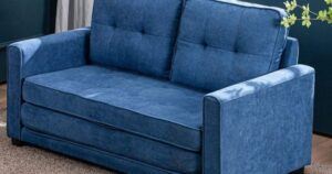 Modern-Sofa-Bed-Mid-Century-Upholstered-Fabric-Loveseat-Sofa-Folding-Recliner-Lounge-Futon-Couch