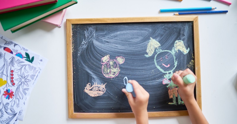 Ways to Jazz Up Your Kids Room - Kids Chalkboard
