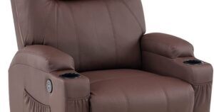 Mcombo Electric Power Recliner Chair with Massage and Heat