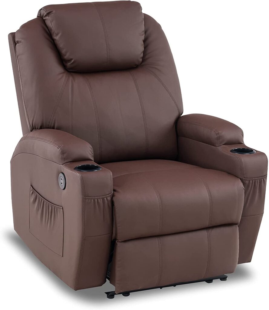 How to Choose a Recliner - Mcombo Electric Power Recliner Chair with Massage and Heat