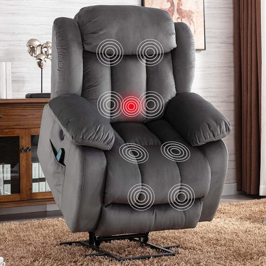 ANJ Home Recliners - ANJ Electric Massage Power Lift Recliner Chair Sofa