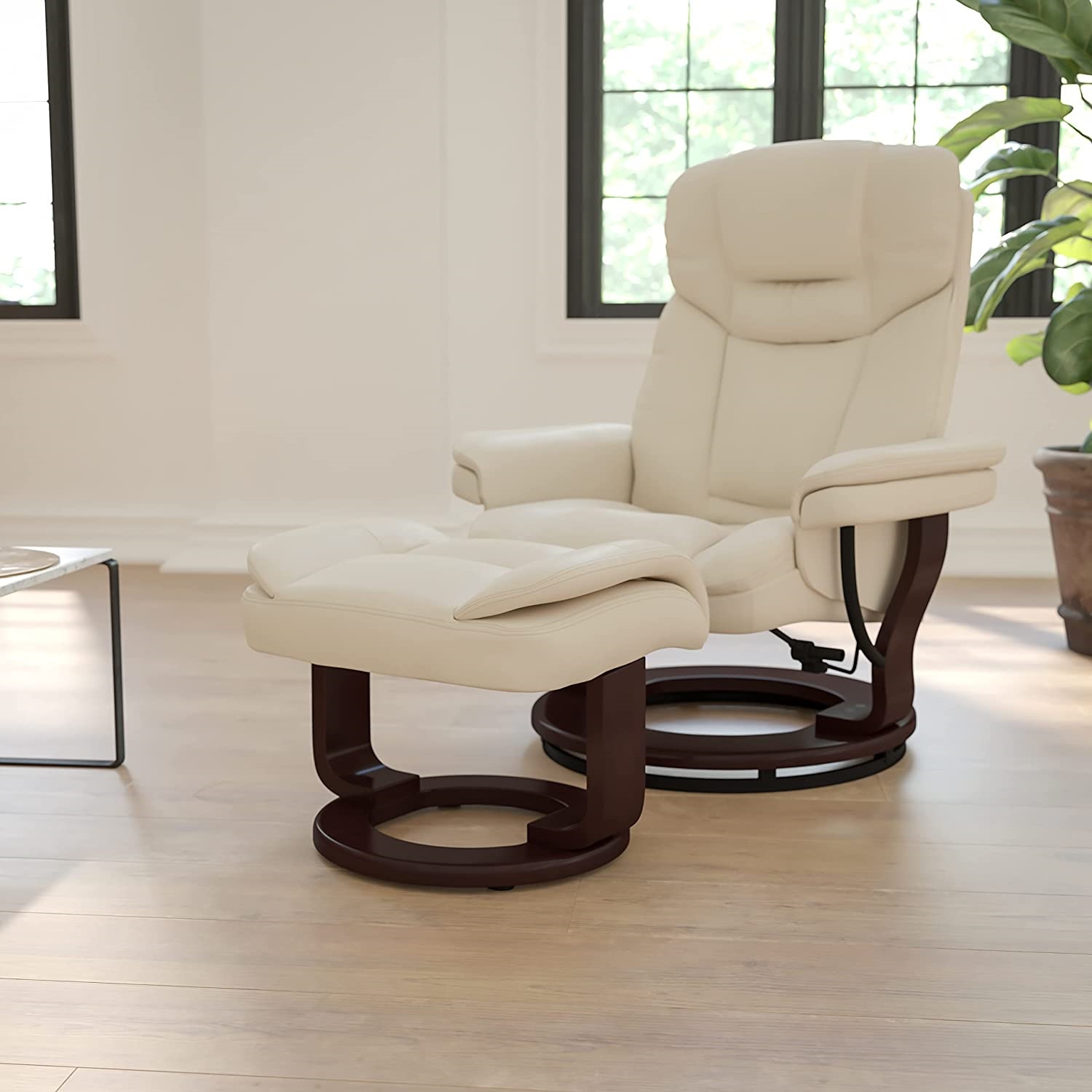 Flash Furniture Recliner Chair with Ottoman