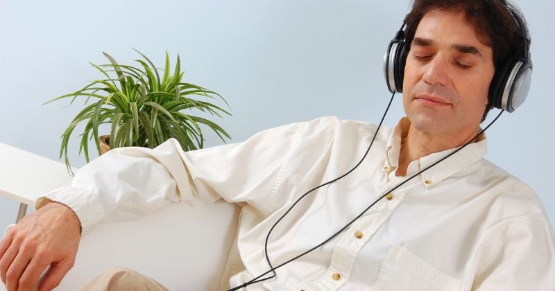 How to Make a Recliner More Comfortable - Listening to Headphones on Couch