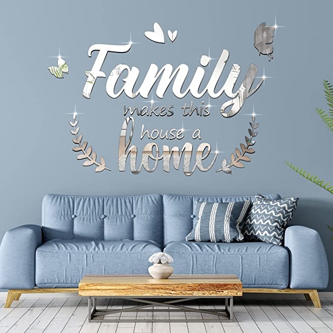 Decorate Around a TV - Living Room Wall Decals