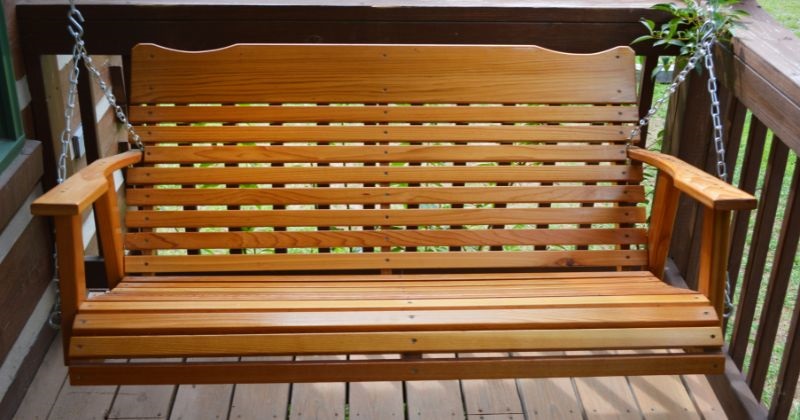 Types of Outdoor Chairs - Porch Swing