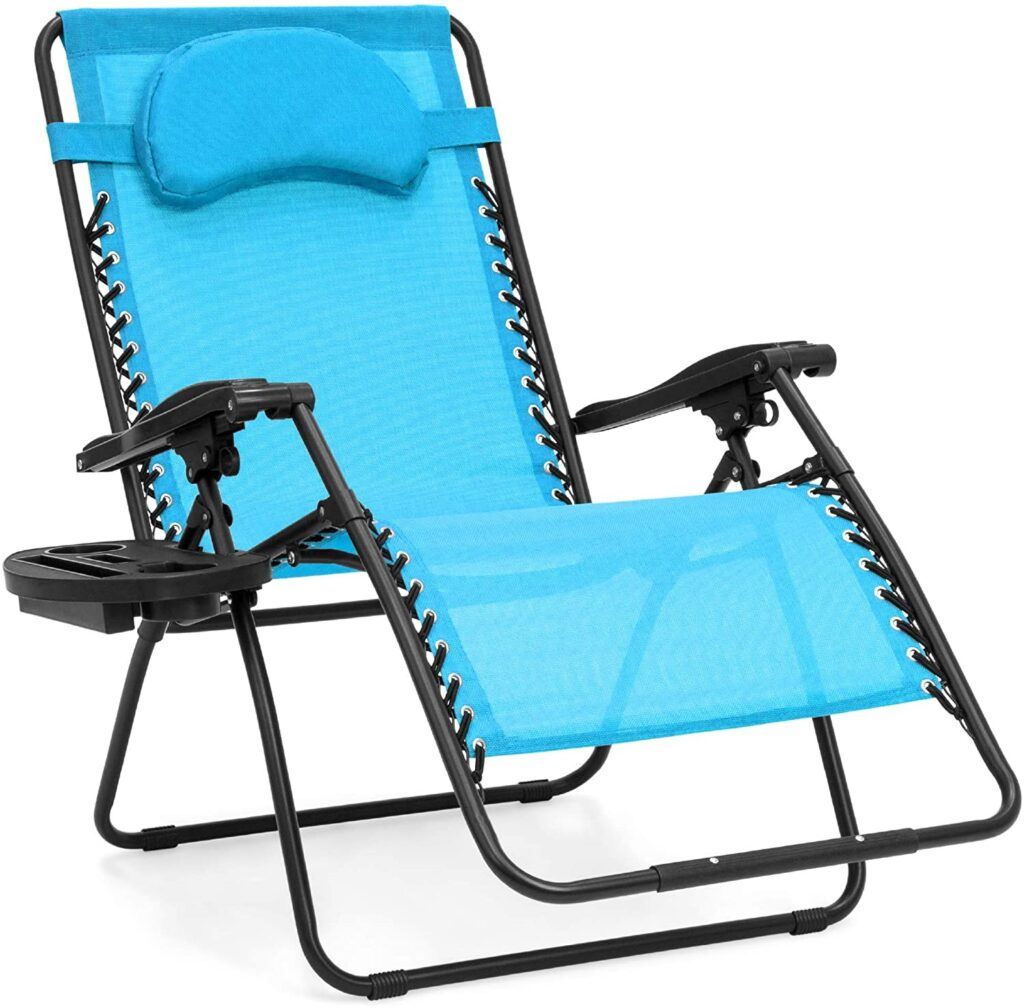 Patio Recliner Chairs  - Best Choice Products Oversized Zero Gravity Chair