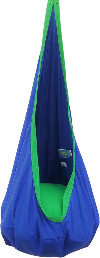 Reading Chairs For Kids - Kids Child Hanging Pod Swing Chair with Pocket