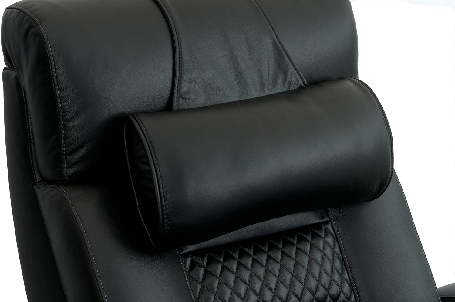 Octane Seating Octane Black Leather Recliner Neck Pillow