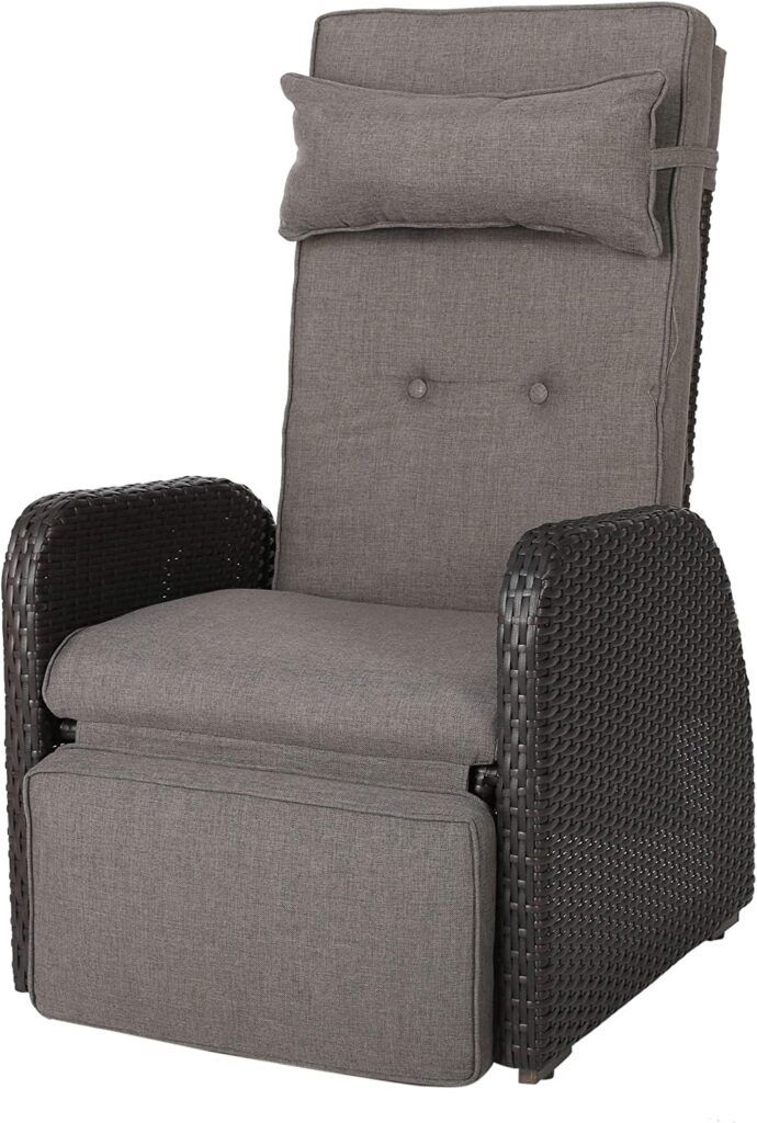 Best Outdoor Recliner - Oversized Outdoor Recliner from Christopher Knight Home