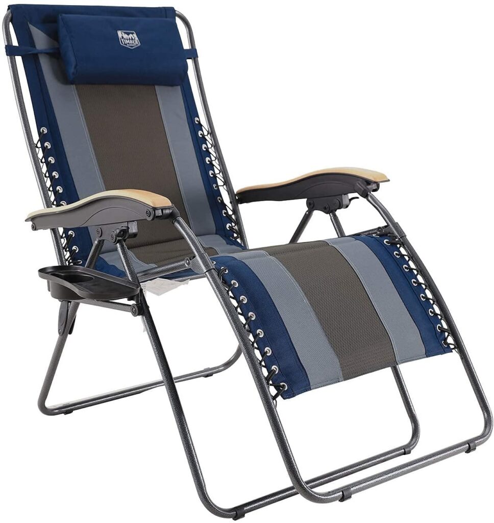 Patio Recliner Chairs  - Timber Ridge Zero Gravity Lounge Chair