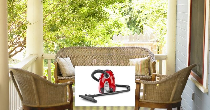 How to Clean Wicker Patio Furniture - Vacuuming Wicker Patio Furniture