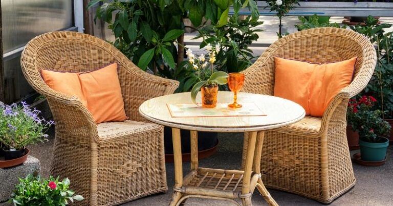 How to Clean Wicker Patio Furniture