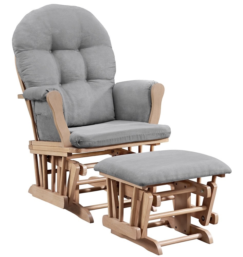 Best Rocking Chairs for the Nursery - Angel Line Windsor Glider and Ottoman