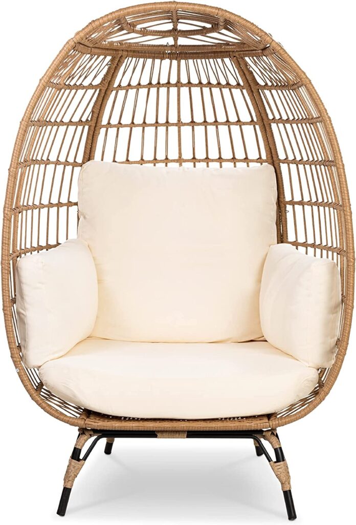Types of Living Room Chairs - Best Choice Products Wicker Egg Chair