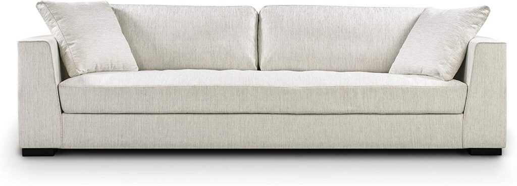 POLY & BARK Neutral Fabric Sofa