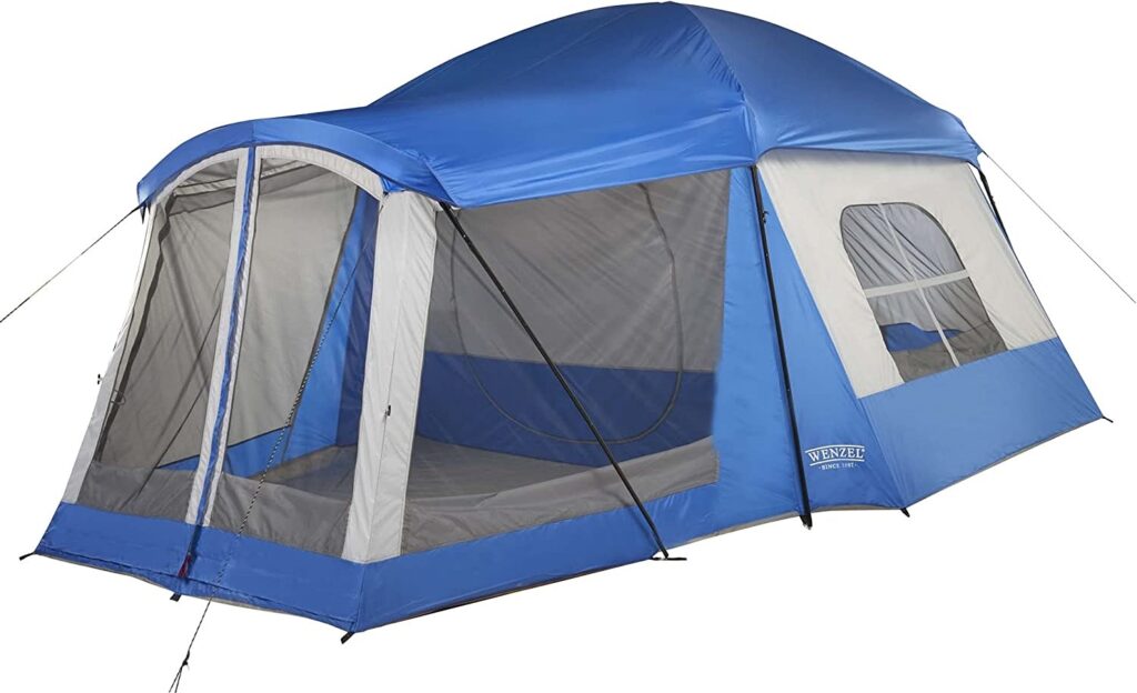 Best Camping Screen House - Wenzel 8 Person Klondike Tent