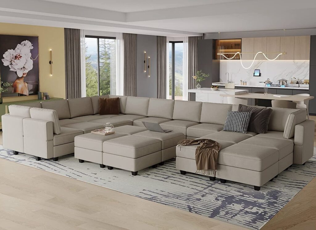 Belffin Modular Large Sectional Sofa