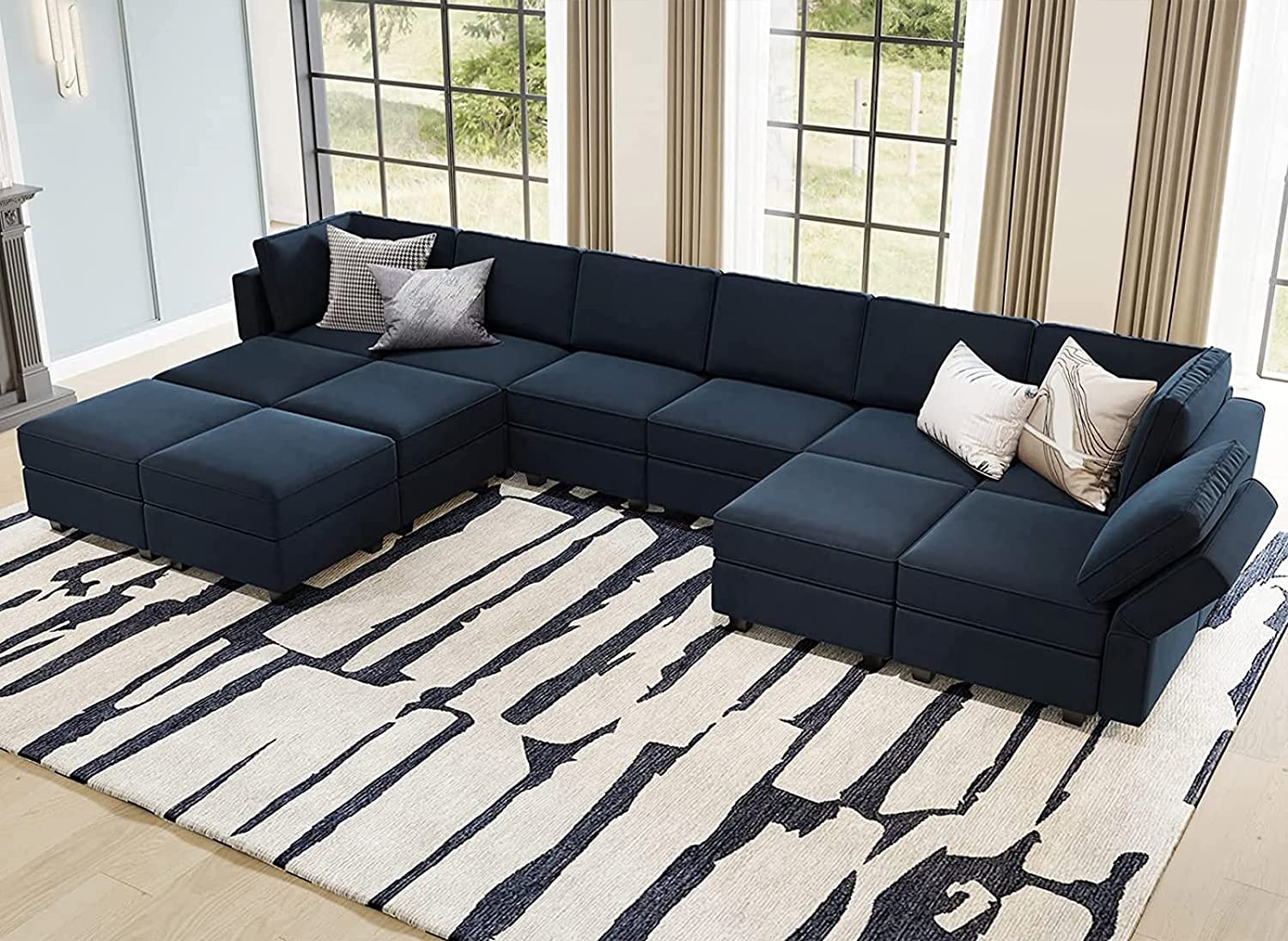 Belffin Oversized Modular Sectional Sofa