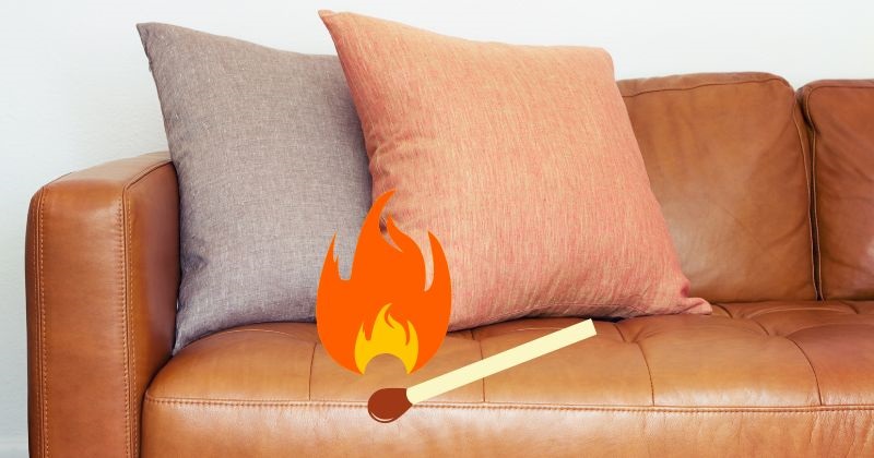 Does Leather Burn - Leather Cocktail Ottomans