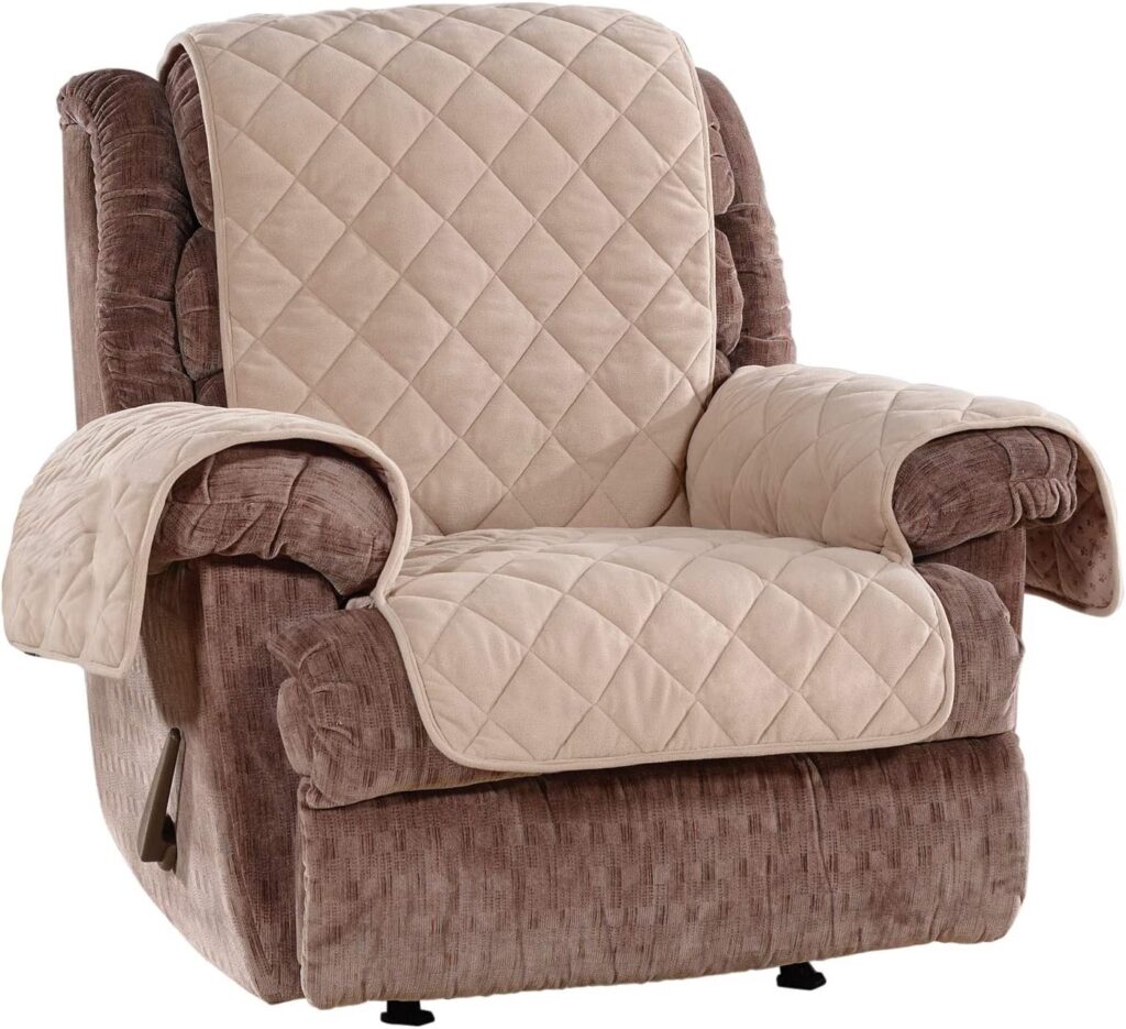 Best Sure Fit Recliner Covers - Sure Fit Home Décor Deluxe Non Skid Waterproof Recliner Furniture Cover