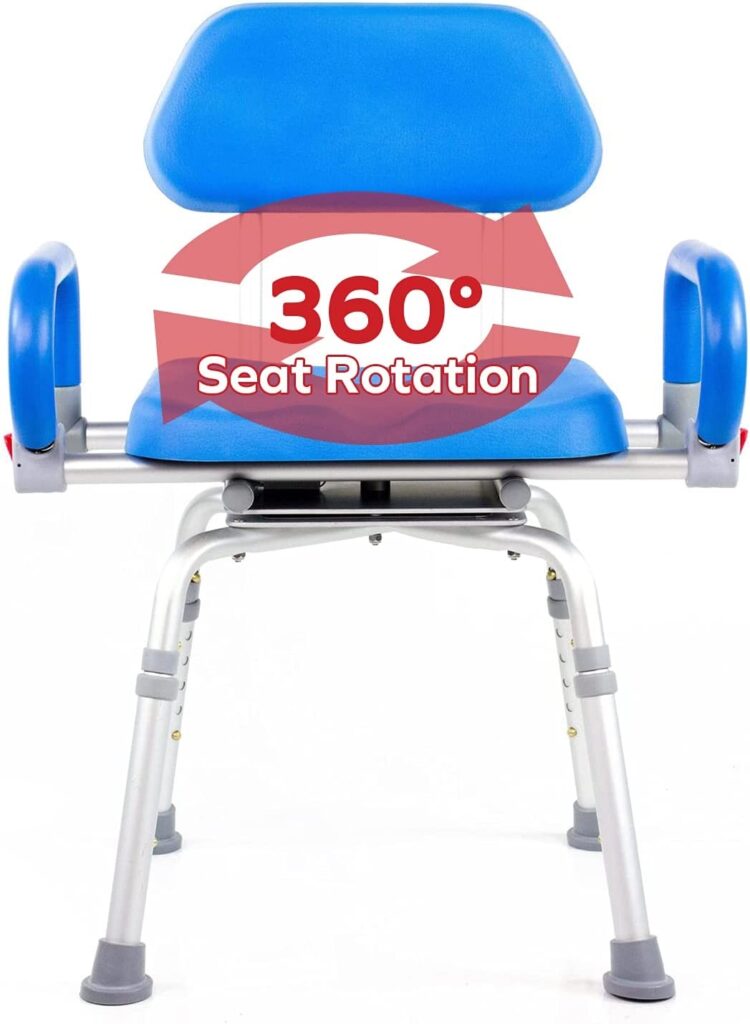 Bathing Chairs for the Elderly - Revolution Pivoting Shower Chair for Bathtub