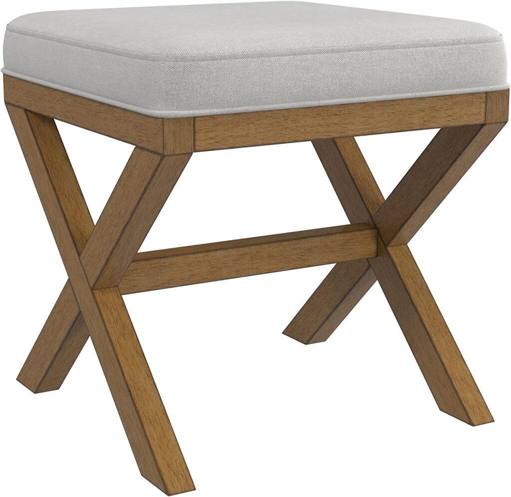 Best Vanity Chairs for Bathrooms - Hillsdale Furniture Somerset Vanity Bench