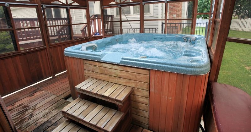 Inflatable Hot Tub Surround Ideas