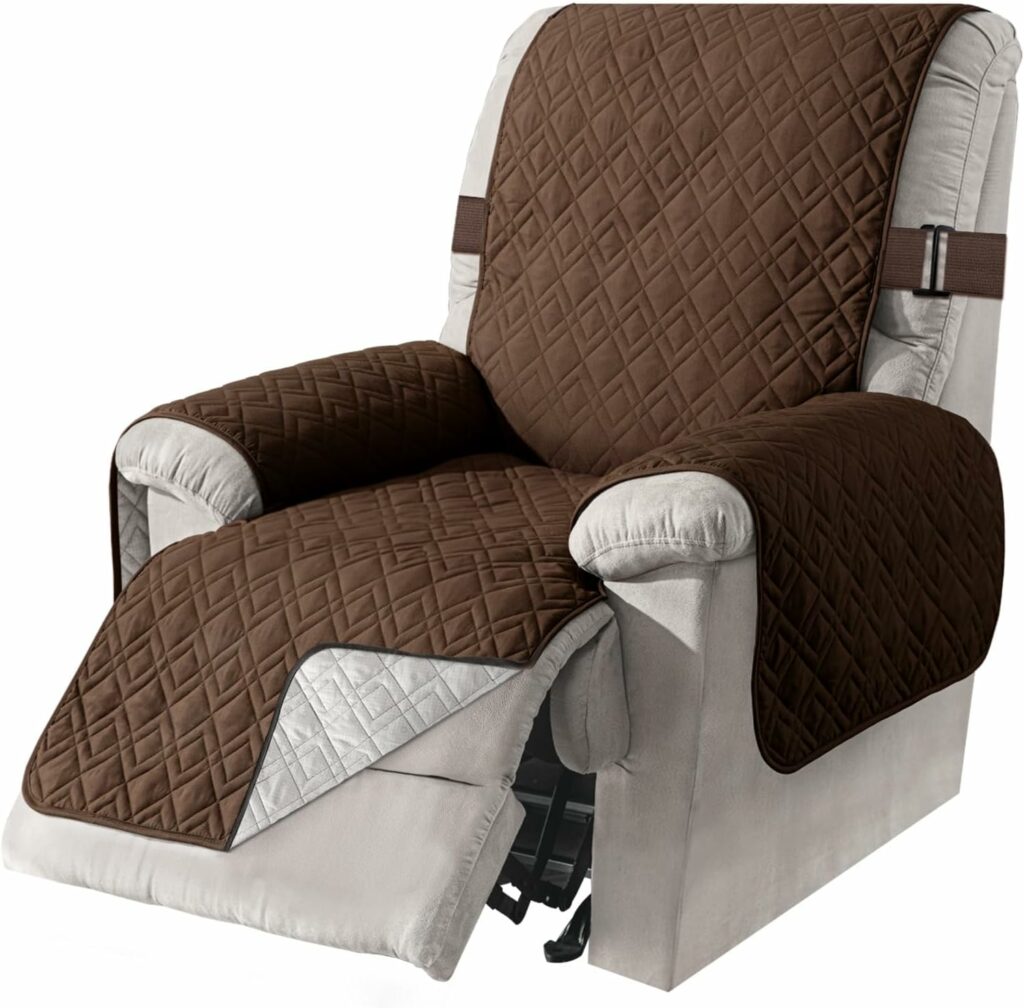 RHF Recliner Chair Covers Anti-Slip Recliner Cover for Leather Reclining Chair