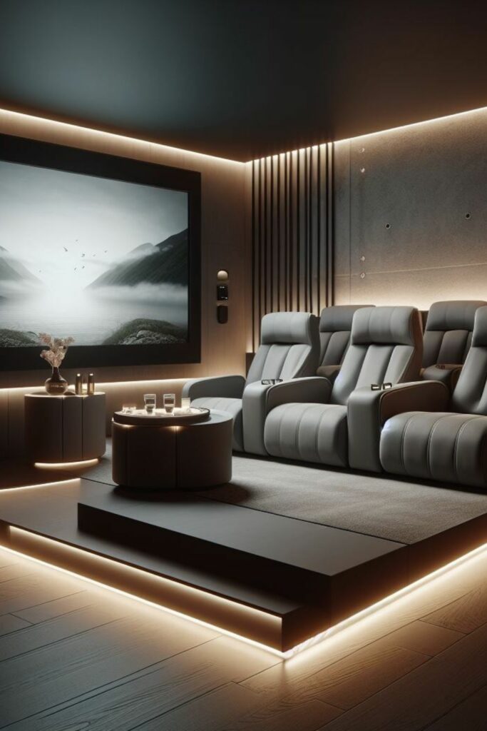 Home Theater Seating Pinterest Image