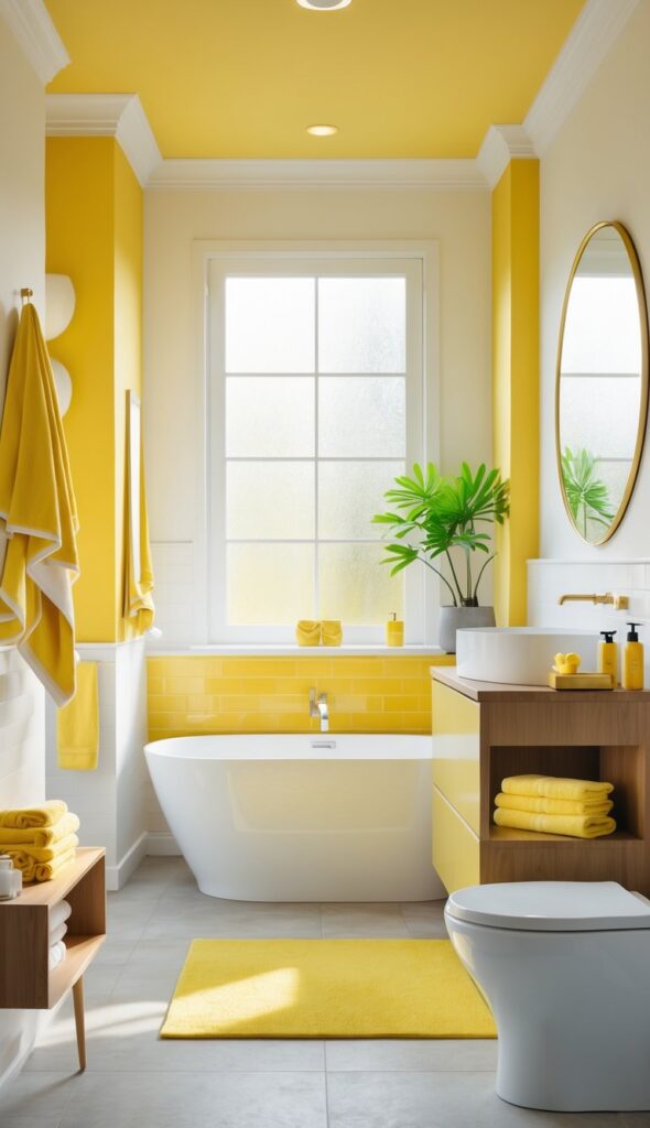 Yellow Bathroom Ideas