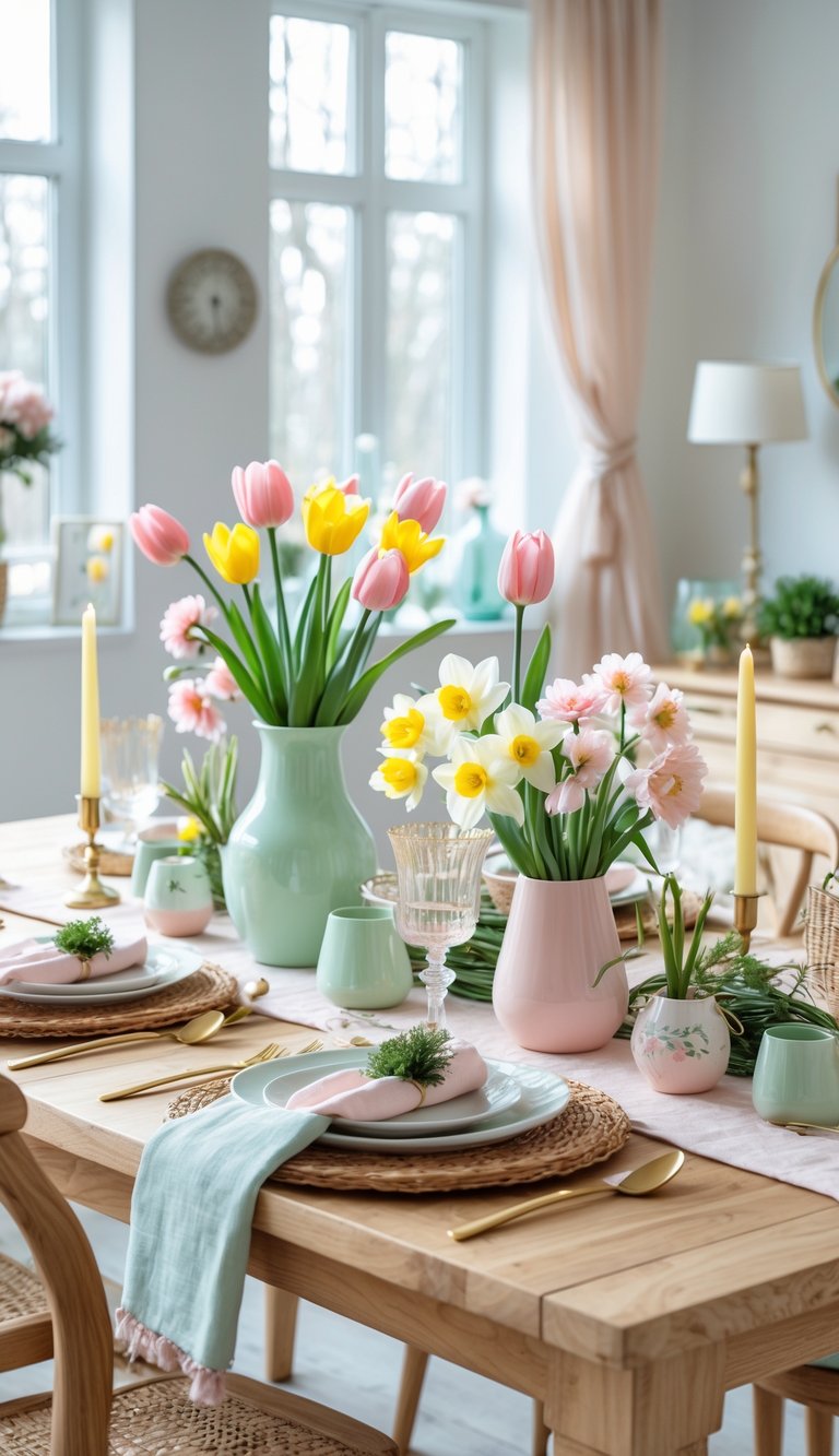 Spring Dining Room Table Decor Ideas