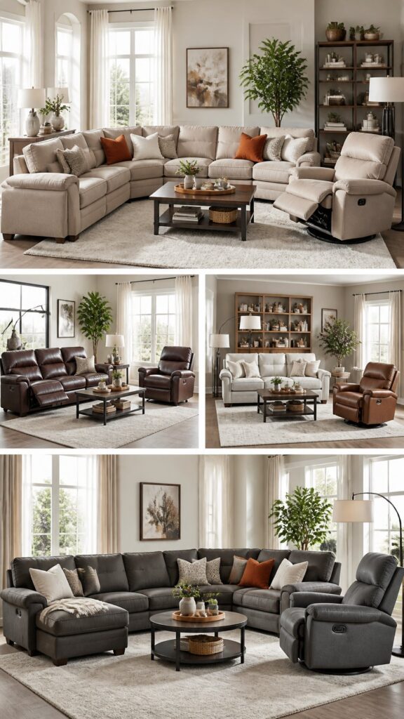 Couch and Recliner Layout Ideas