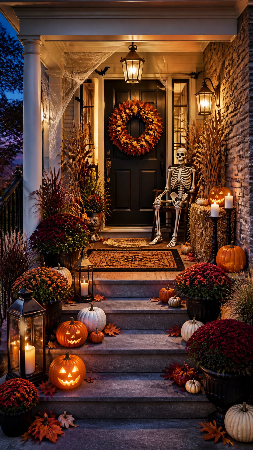 Halloween Front Porch Decorating Ideas Featured Image