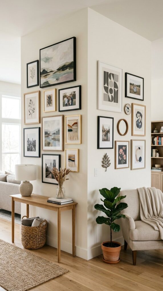 Corner Wall Gallery Ideas Featured Image