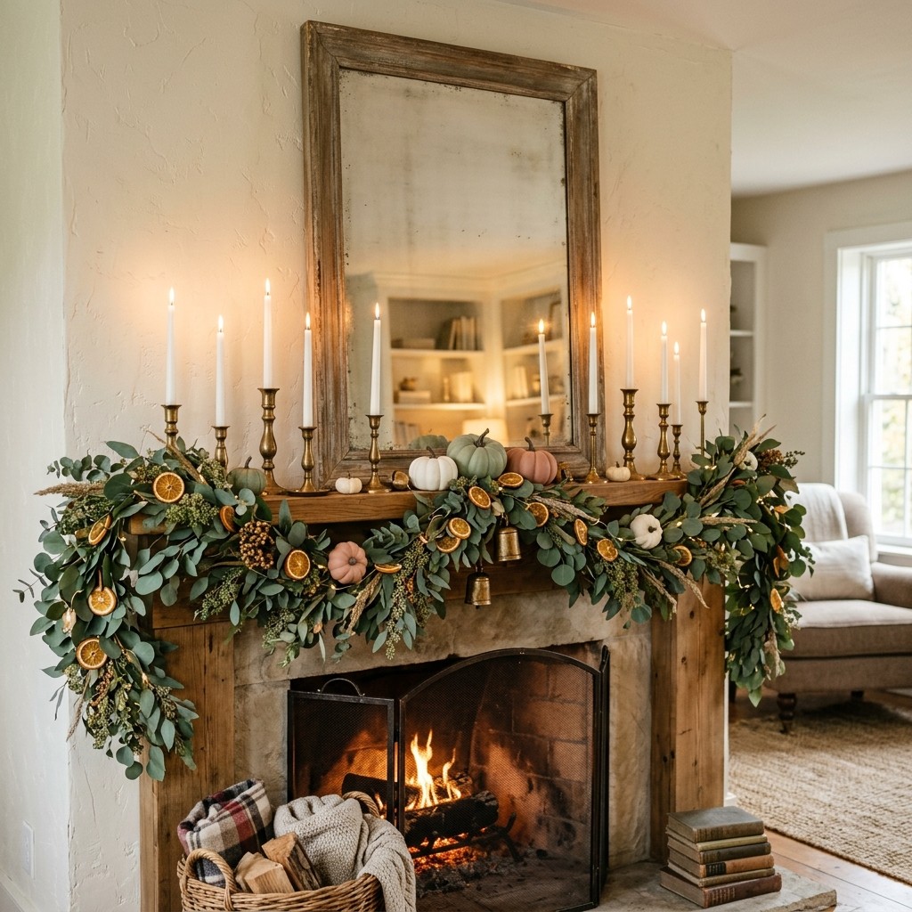 Fall Mantel Decorating Ideas