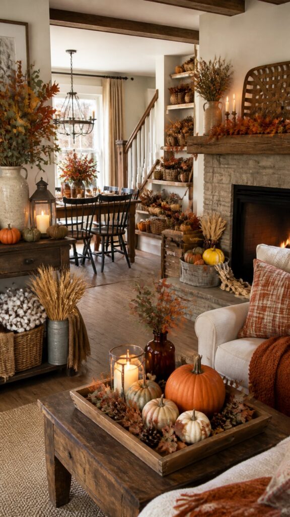 Rustic Fall Decor Ideas Featured Image